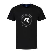 Rogelli Herren-T-Shirt mit Grafik, schwarz, Größe XL