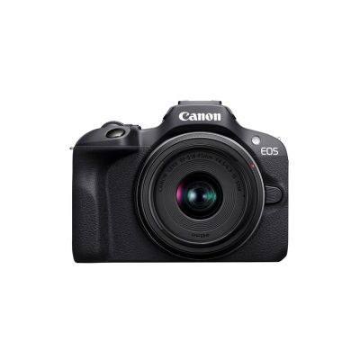 15. Canon EOS R100 spiegellose Systemkamera + RF-S 18-45mm F4.5-6.3 IS STM Objektiv, 24,1 MP, ISO-Empfindlichkeit (max.) 12800, Displaydiagonale 3,0 Zoll, WLAN-Netzwerk: Automatisch/Manuell, CMOS-Sensor, Schwarz