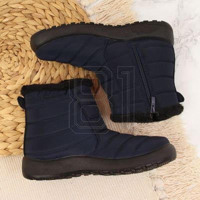 6. Waterproof snow boots with zipper NEWS W EVE181B navy blue