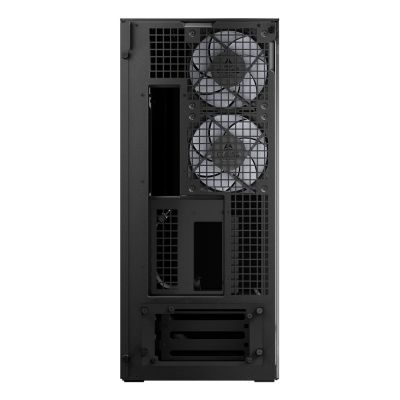 8. Arctic Xtender Schwarz Gehäuse mit Fenster und GPU-Halterung