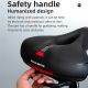 5. Rockbros AQ-6090R Fahrradsattel – Schwarz und Rot