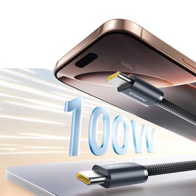 7. Baseus Dynamic 4 Pro Fast USB-C Kabel - USB-C 100W 1m - Schwarz