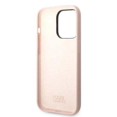 7. Karl Lagerfeld KLHCP14LSNCHBCP iPhone 14 Pro 6.1" Hardcase pink/pink Silikon Choupette