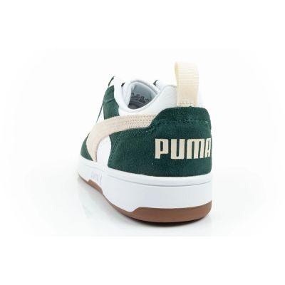 5. Puma Rebound v6 Herren-Sportschuhe, modisch und bequem, weiß/grün