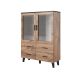 LOTTA 120 2D4S Vitrine Wotan + Mattschwarz