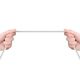 9. Dudao USB-/ Lightning Kabel 2,4 A 1 m weiß (L4L 1 m weiß)