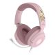 5. Razer Kraken V4 X – Pikachu & Eevee Edition Kabelgebundenes Gaming-Headset mit Kopfbügel, USB Typ-C / USB Typ-A, Pink