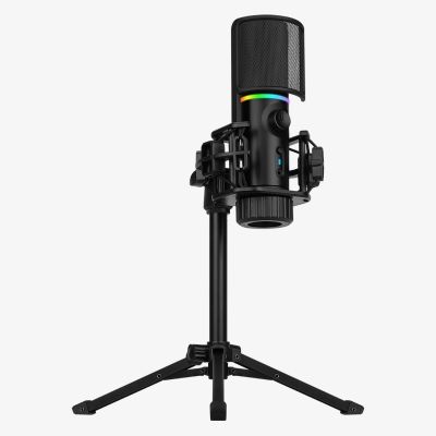 6. Streamplify Mikrofonstativ Schwarzes Studiomikrofon