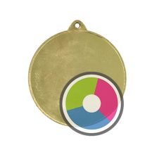 Medaille mit Luxor-Jet-Druck