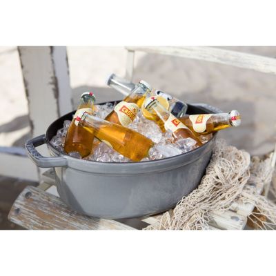 7. ZWILLING STAUB LA COCOTTE 5,5 l ovaler gusseiserner Bräter