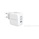 Conceptronic ALTHEA17W Universelles Handy-Ladegerät Weiß AC Schnellladung Intern