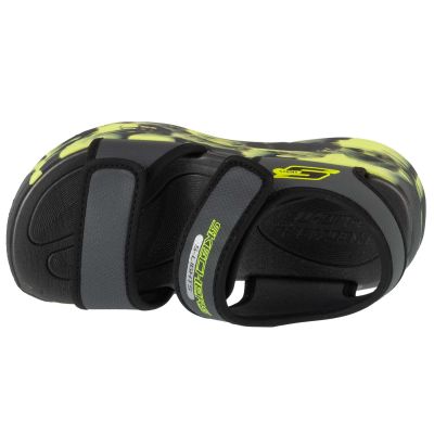 3. Skechers S-Lights: Sola Glow Sandale - Fusion Brights 407032L-CCBK Grau 28