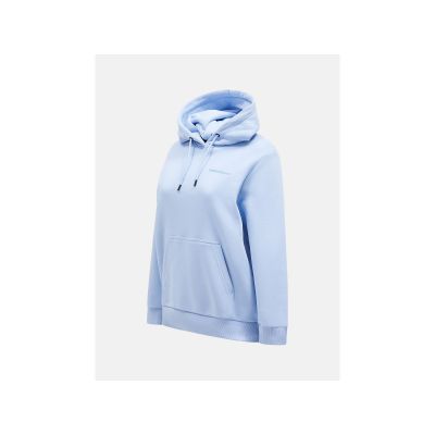 6. Peak Performance W Original Small Logo Hoo Sweatshirt Blau