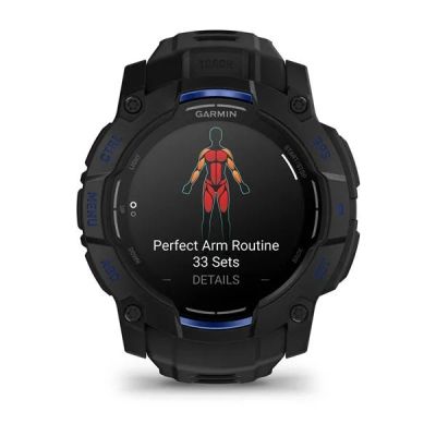 3. Garmin Instinct 3 3,3 cm (1,3") AMOLED 45 mm Digital 416 x 416 px Schwarz GPS