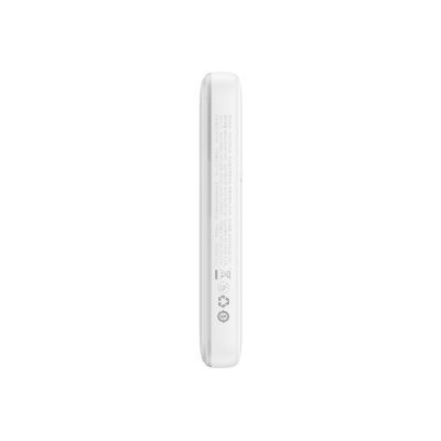 5. Baseus Comet Series Powerbank mit Display 10000 mAh 22,5 W – weiß + USB-A – USB-C-Kabel