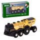 BRIO Goldene Batterielok mit Licht und Sound
