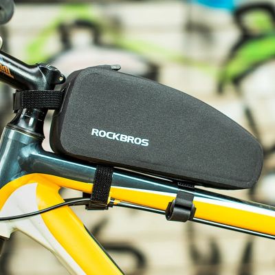 13. Rockbros AS-019 Fahrradrahmentasche wasserdicht 1,5 l - Schwarz