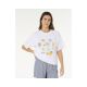 RIP CURL Damen Poolside Heritage T-Shirt Weiß