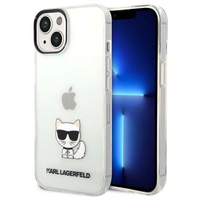 Karl Lagerfeld KLHCP14MCTTR iPhone 14 Plus 6,7 "Hardcase klar / transparent Choupette Body
