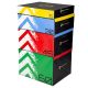 18. Set mit vier HMS Premium Plyometrie-Boxen PYBS01