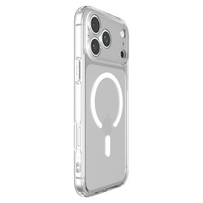 14. Spigen Ultra Hybrid MagSafe Hülle für iPhone 18 Pro Max / 17 Pro Max – Transparent und Weiß