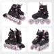 15. Meteor M 34-37 Urbo Rollschuhe Schwarz/Pink