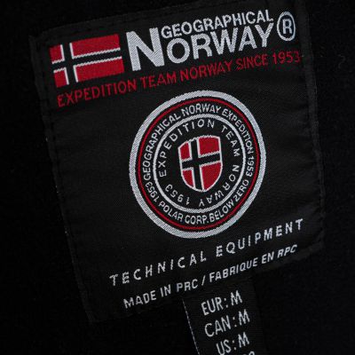6. Geographical Norway Techno Softshell M WU6068-GN-BLACK Jacke