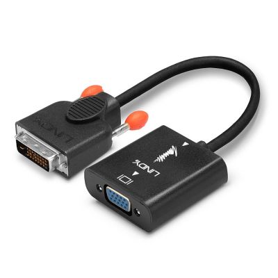 6. Lindy 38189 0,1 m DVI-D VGA (D-Sub) Kabeladapter Schwarz