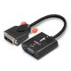 6. Lindy 38189 0,1 m DVI-D VGA (D-Sub) Kabeladapter Schwarz