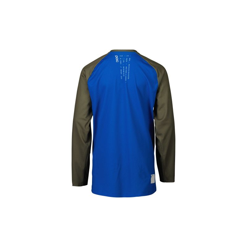 2. POC Y's Essential MTB LS Jersey Blau Grün