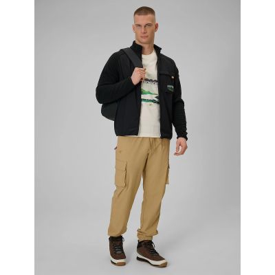 5. Herren-T-Shirt mit Aufdruck, regulär, Größe 4F 4FRAW25TTSHM3378-11S