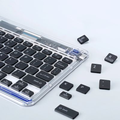 7. Dux Ducis Keyboard (CK Series) Kabellose Tastatur für Laptop/Tablet/Telefon – Transparent