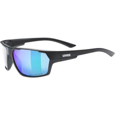 4. Polarisierende Brille Uvex Sportstyle 233 P – black matt/mirror green