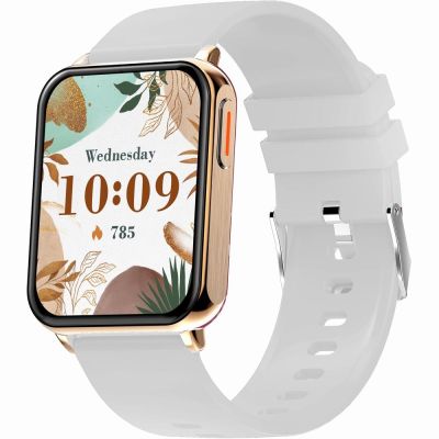 5. Smartwatch Gravity Roségold Grau 2 Armbänder GT17-4