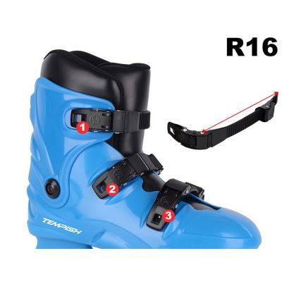 3. Metallschnalle mit Riemen R16