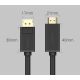 24. Ugreen Unidirektionales DisplayPort-zu-HDMI-Kabel 4K 30Hz 32 AWG 2m Schwarz (DP101 10202)