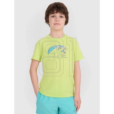4. T-Shirt 4F Jr 4FJWSS25TTSHM1917-45S