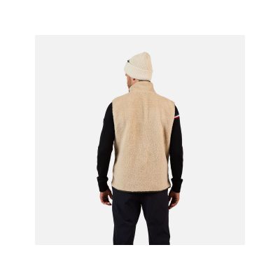 3. ROSSIGNOL Herren-Trainingsweste aus Sherpa-Fleece, Grau