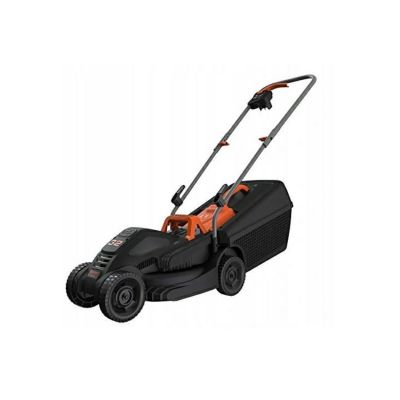 12. Black & Decker BEMW351-QS Rasenmäher, Standard-Rasenmäher, Schwarz, Orange