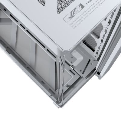 5. Asus ROG CRONOXGR801CURVE TG ARGB WEISS Gehäuse