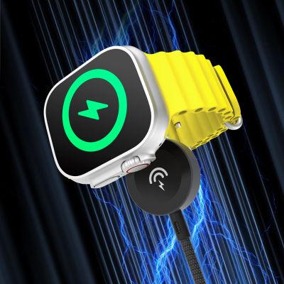 2. Dudao A12C induktives Ladegerät für Apple Watch 1,2 m – Schwarz