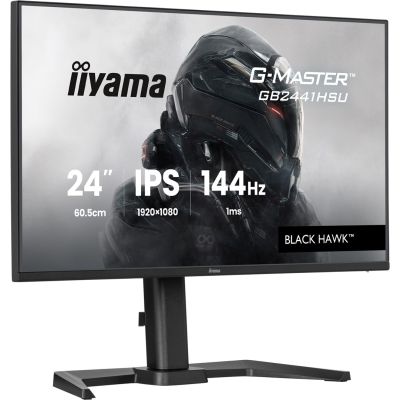 22. IIYAMA LED IPS Monitor 23,8" GB2441HSU-B1 Black Hawk 144Hz