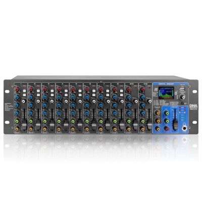 8. DNA RM12 FX - Analogmixer mit Bluetooth, DSP-EQ, MP3-Phantomsphänomen, 12 Kanäle