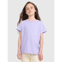 Mädchen-T-Shirt mit Aufdruck, regulär, Größe 4F 4FJRAW25TTSHF3199-52S