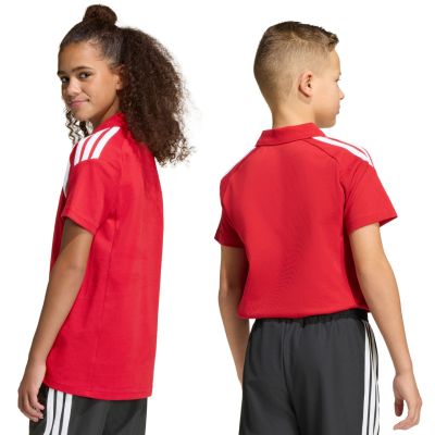 3. adidas Tiro 26 League Polo-Shirt für Kinder, rot, KF3408