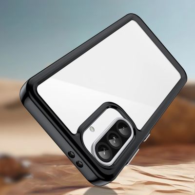 8. Outer Space Hülle für Samsung Galaxy A26 Cover mit Flexiblem Rahmen - Schwarz