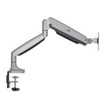 Maclean MC-969 Monitorhalterung, Doppelarm, mit Gasfeder, 17"-45", 16 kg,