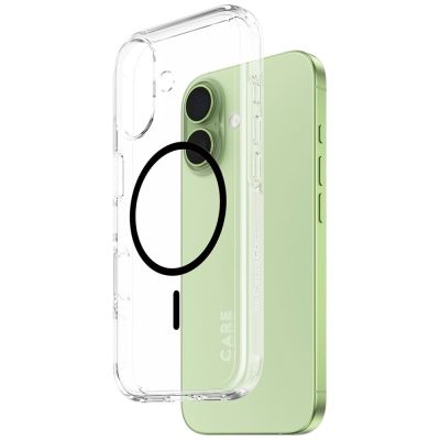 2. CARE by PanzerGlass Flagship Urban Explorer Case mit schwarzem MagSafe für iPhone 17 - Transparent