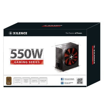 4. Xilence Performance A+ XN215 Netzteilmodul 550W 20+4 Pin ATX Schwarz