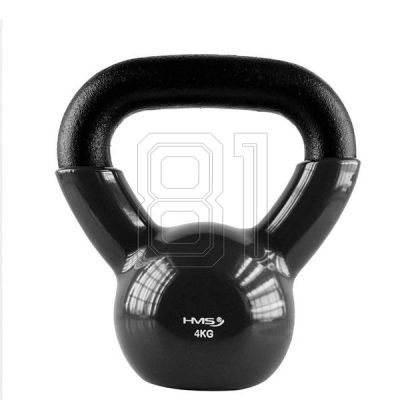 9. Schwarze HMS KNV04 Kettlebell aus Gusseisen